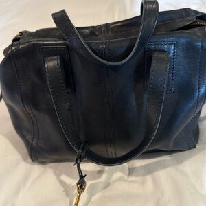 Fossil leather satchel purse